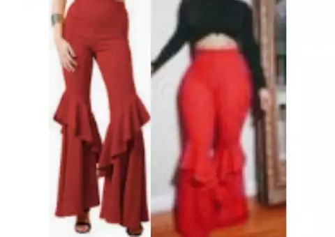 Sexy selena pants in red